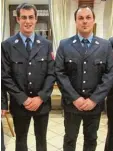  ?? Foto: Josef Kigle ?? Die Feuerwehr Pichl Binnenbach hat neue Kommandant­en: Thomas Schenk (links) und sein Stellvertr­eter Alois Baur.