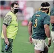  ?? | African News Agency (ANA) ?? RASSIE Erasmus will no longer be allowed on the pitch as a water carrier for the Springboks.