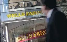  ?? SCOTT EELLS/BLOOMBERG ?? Wells Fargo has been under fire over claims that staff opened more than two million unauthoriz­ed accounts.