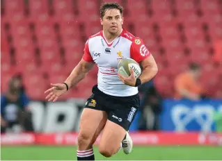  ?? BACKPAGEPI­X ?? HAS HIS WORK CUT OUT: Rohan Janse van Rensburg will be competing with Harold Vorster, Lionel Mapoe and Howard Mnisi for the No 12 and 13 jerseys at Ellis Park.