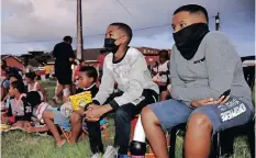  ?? THEODORE JEPTHA
African News Agency (ANA) ?? CHILDREN enjoying a screening. |