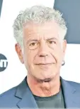  ??  ?? Anthony Bourdain