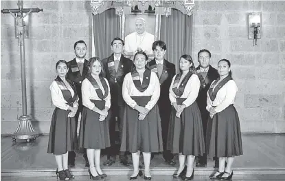  ?? CORTESÍA ?? Algunos de los solistas del Colegio de Infantes.