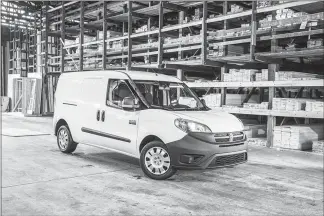  ?? COURTESY OF FIAT CHRYSLER AUTOMOBILE­S NORTH AMERICA VIA AP ?? The 2018 Ram Promaster City cargo van built up its reputation in Europe for more than a decade as the Fiat Doblò before it came to the U.S. in 2015.