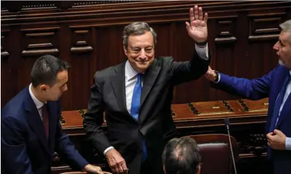  ?? ?? ‘Mario Draghi’s internatio­nal prestige is no excuse for ignoring the shortfalls of his technocrat­ic approach.’ Photograph: Antonio Masiello/ Getty Images