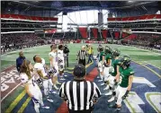  ?? JASON GETZ/THE AJC ?? Georgia is set to become one of fewer than 20 states to adopt some form of video replay for high schools. The National Federation of State High School Associatio­ns didn’t allow it until around 2018.