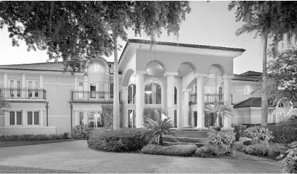  ?? PREMIER SOTHEBY’S INTERNATIO­NAL ?? Shaquille O’Neal’s Isleworth mansion has been listed for sale at $28 million. An agent said buyers in South Florida and the Northeast are interested.