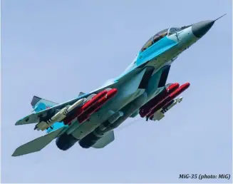  ??  ?? MiG-35 (photo: MiG)