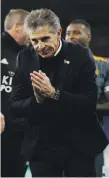  ??  ?? Claude Puel admitted training has been disrupted this week