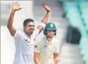  ?? GETTY ?? ▪ Vishwa Fernando celebrates after removing Keshav Maharaj.