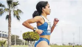  ?? @CARLAARCEP­E ?? Carla Arce, atleta sub-23.