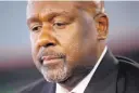  ?? PATRICK SEMANSKY/ASSOCIATED PRESS ?? Former New Mexico head coach Mike Locksley was introduced as Maryland’s new coach at a press conference Thursday.