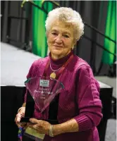  ?? Submitted photo ?? ■ Barbara Sutton of Miller County received Arkansas Farm Bureau Women’s Diamond Award. the