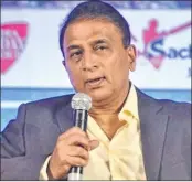  ??  ?? Former captain and commentato­r Sunil Gavaskar