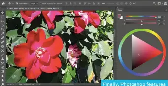  ??  ?? Finally, Photoshop features a native Colour Wheel