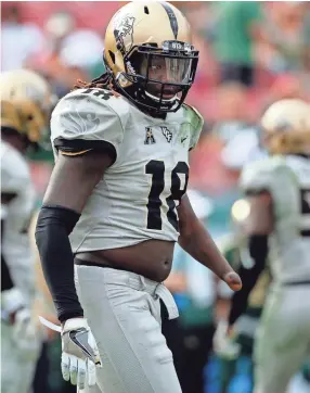  ?? KIM KLEMENT/USA TODAY SPORTS ?? UCF Knights linebacker Shaquem Griffin is expected to be drafted around the third round and could make an impact in the NFL.