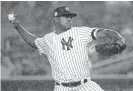  ?? FRANK FRANKLIN II/AP ?? Going into Wednesday night, Yankees pitcher Luis Severino was one of just four starters to complete as many as seven innings so far this postseason.