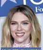  ??  ?? SCARLETT JOHANSSON Turns 35 on Nov. 22