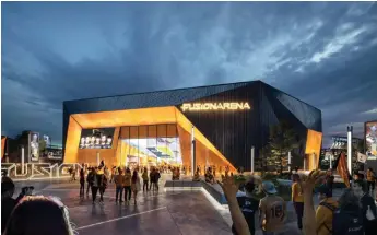  ??  ?? E-sports fans: the £38m Fusion Arena, Philadelph­ia, will hold 3,500 spectators