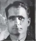  ??  ?? Rudolf Hess was deputy Fuhrer on Nazi Germany