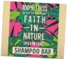  ??  ?? Faith In Nature Dragon Fruit Shampoo Bar, £5.79