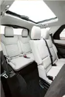  ??  ?? All rear seats can be controlled electronic­ally via the main touchscree­n or a smartphone app.