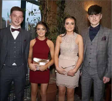  ??  ?? Paudie Casey, Alisha Grant, Aoibhe Lewis and Darra Casey.