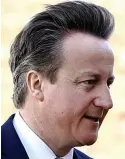 ??  ?? Windswept: The PM yesterday