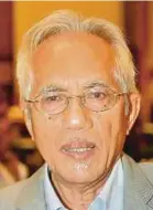  ??  ?? Datuk A. Kadir Jasin