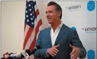  ?? JANE TYSKA — BAY AREA NEWS GROUP ?? Voterswere asked in a survey to name themost important issue that new Gov. Gavin Newsom and the Legislatur­e should work on this year. The results were released Wednesday.