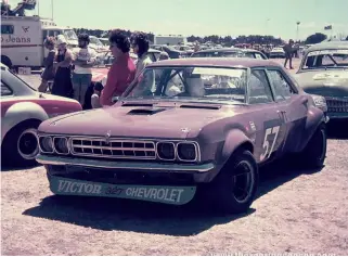  ??  ?? Top left: Alex Dickie’s Victor Chev around 1974, photo probably from Ron Mcphail’s collection