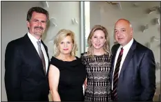  ?? NWA Democrat-Gazette/CARIN SCHOPPMEYE­R ?? Michael Johnson and Sandy Dixon (from left) and Tracy and Larry Zigerelli enjoy the Chef & Wine Winemaker Dinner.