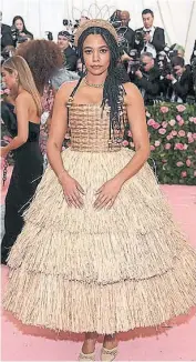  ??  ?? Designer Aurora James at the 2019 Met Gala.