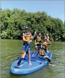  ?? SUBMITTED PHOTO ?? Marsh Creek Watersport­s’ camp is for children ages 6to 13.