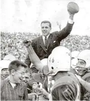  ?? Tribune News Service ?? Ara Parseghian coached Notre Dame from 1964 to 1974 and led the Fighting Irish to national titles in 1966 and 1973 while compiling an .836 winning percentage.