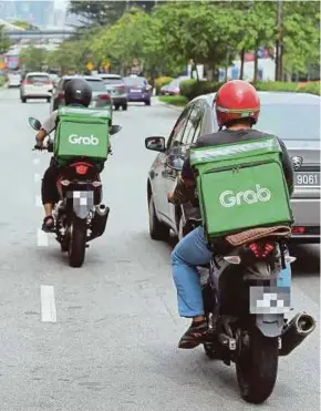  ?? FILE PIC ?? Grab has created new employment for thousands of people through the gig economy.
