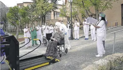  ?? GOBIERNO DE ARAGÓN ?? El centro de Alfambra (Teruel) ha recibido a más de 60 pacientes de coronaviru­s de las residencia­s.