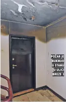  ?? ?? požar je buknuo u stanu u ulici breze 3