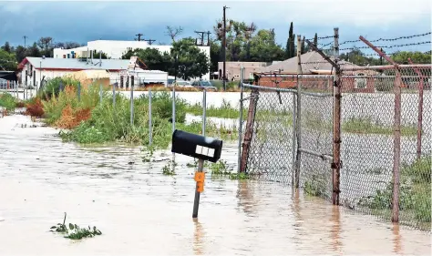  ??  ?? Los daños ocasionado­s por las lluvias del año pasado