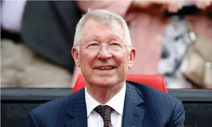  ??  ?? Sir Alex Ferguson has said he is proud of the way Manchester United and the local community have rallied to tackle the Covid-19 outbreak. Photograph: Martin Rickett/PA