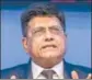  ?? PTI ?? Union minister Piyush Goyal at WEF 2020 in Davos.