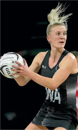  ??  ?? Shannon Francois will lead the way in the Silver Ferns’ midcourt without Laura Langman.