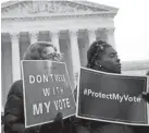  ?? WIN MCNAMEE/GETTY IMAGES ?? At the Supreme Court in January.