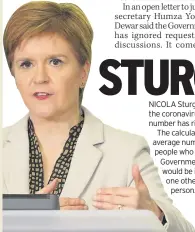  ??  ?? REMINDER Nicola Sturgeon