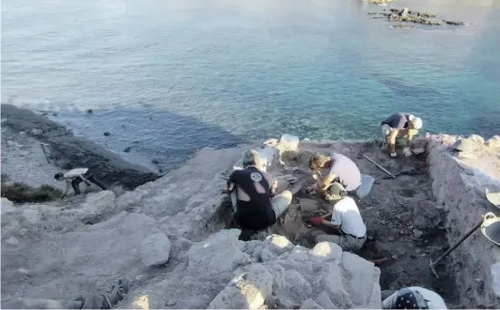  ?? Fotos: Rathaus ?? Archäologe­n stoßen immer wieder auf Überraschu­ngen auf der Isla del Fraile.