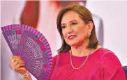  ?? Universal ?? Xóchitl Gálvez, candidata a la Presidenci­a de México./Foto:El