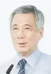  ??  ?? Lee Hsien Loong