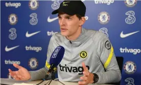  ?? Photograph: Darren Walsh/Chelsea FC/Getty Images ?? Thomas Tuchel, the Chelsea manager, says: ‘We cannot force people to get vaccinated.’