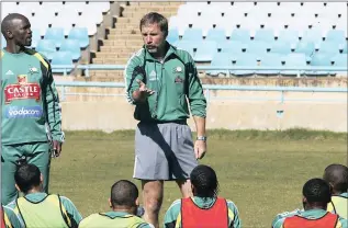  ??  ?? Stuart Baxter is back in charge of Bafana Bafana. But is he the right man for the job?