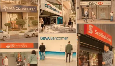  ?? Fotos archivo ee ?? A pesar de la desacelera­ción económica, las ganancias de los bancos crecieron el año pasado.